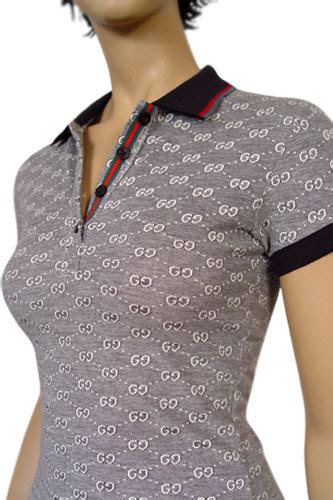 gucci womens polo shirt|Gucci shirt women's price.